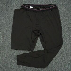 Patagonia Pants Mens Extra Large Black Capilene Midweight Bottoms Baselayer XL